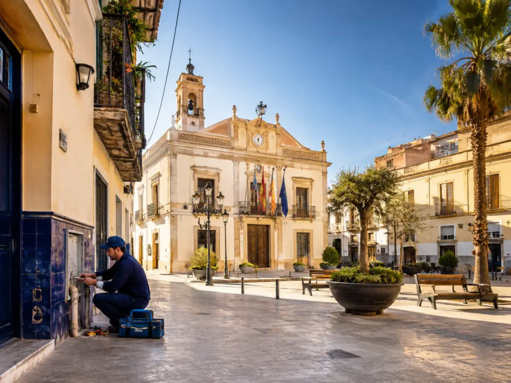 Local English-speaking plumber in Burjassot near Valencia